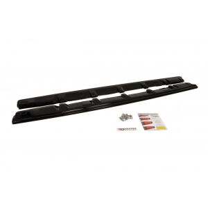 Maxton Design Seitenschweller Ansatz für SUBARU WRX STI schwarz Hochglanz