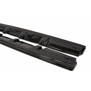 Maxton Design Seitenschweller Ansatz für SUBARU WRX STI schwarz Hochglanz
