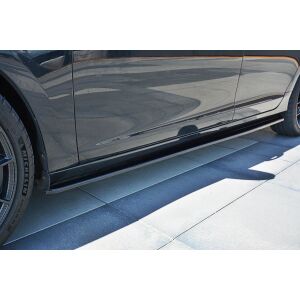 Maxton Design Seitenschweller Ansatz für Volvo V60 Polestar Facelift schwarz Hochglanz