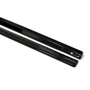 Maxton Design Seitenschweller Ansatz für VW POLO MK5 GTI Facelift schwarz Hochglanz