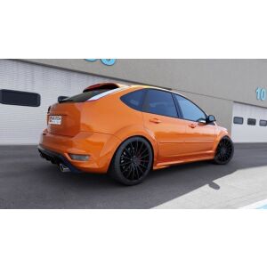 Maxton Design Heckdiffusor Ansatz für Ford Focus ST Mk2 FL schwarz Hochglanz