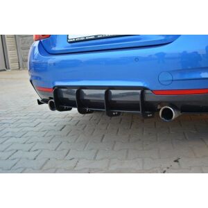 Maxton Design Heckdiffusor Ansatz für Heckschürze für & Heck Ansatz Flaps Diffusor für BMW 4er F32 M Paket