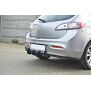 Maxton Design MAZDA 3 MK2 SPORT (vor Facelift) Heckdiffusor Ansatz für Heckschürze für & Heck Ansatz Flaps Diffusor für