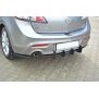 Maxton Design MAZDA 3 MK2 SPORT (vor Facelift) Heckdiffusor Ansatz für Heckschürze für & Heck Ansatz Flaps Diffusor für