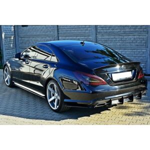 Maxton Design Heckdiffusor Ansatz für Heckschürze für MERCEDES CLS C218 AMG LINE