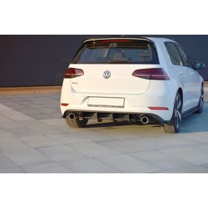 Maxton Design Heckdiffusor Ansatz für Heckschürze für VW GOLF 7 GTI FACELIFT