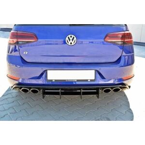 Maxton Design Heckdiffusor Ansatz für Heckschürze für VW GOLF 7 R Facelift