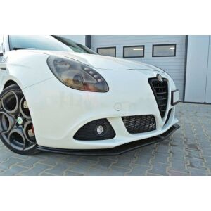 Maxton Design Front Ansatz für V.1 / V1 Alfa Romeo Giulietta schwarz Hochglanz