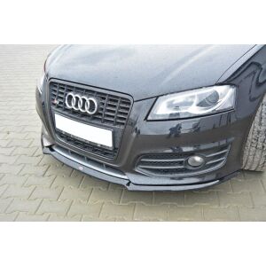 Maxton Design Front Ansatz V.1 / V1 für Audi S3 8P FL schwarz Hochglanz