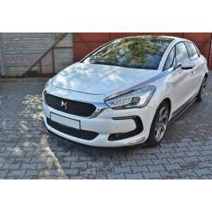 Maxton Design Front Ansatz für V.2 / V2 CITROEN DS5 FACELIFT schwarz Hochglanz