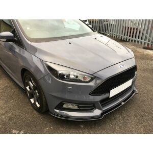 Maxton Design Verlängerung MotorHaube Ford Focus Mk3 / Mk3 FL / ST / RS schwarz Hochglanz