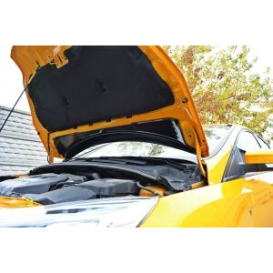 Maxton Design Verlängerung MotorHaube Ford Focus Mk3 / Mk3 FL / ST / RS schwarz Hochglanz