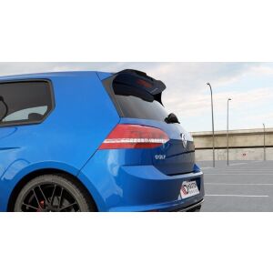 Maxton Design Spoiler CAP V.3 / V3 für Volkswagen Golf 7 / 7 Facelift R / R-Line / GTI  schwarz matt