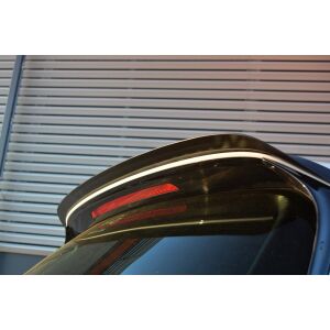 Maxton Design Spoiler CAP V.1 / V1 für Volkswagen Golf 7 / 7 Facelift R / R-Line / GTI  schwarz Hochglanz