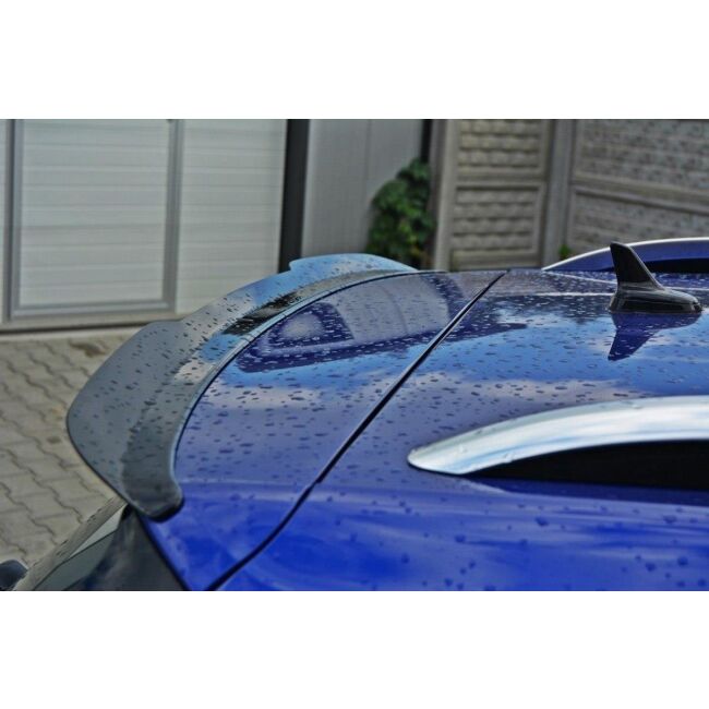 Maxton Design Spoiler CAP für VW Golf 7 / 7 Facelift R / R-Line Kombi schwarz Hochglanz