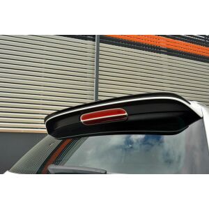 Maxton Design Spoiler CAP für Vw Tiguan Mk2 R-Line schwarz Hochglanz