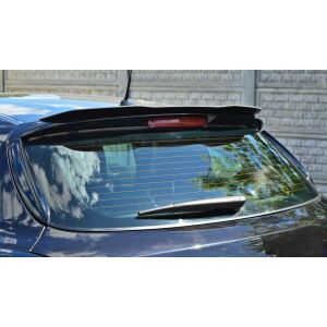 Maxton Design HECK SEITE Spoiler CAP für OPEL ASTRA H (FOR OPC / VXR) schwarz Hochglanz