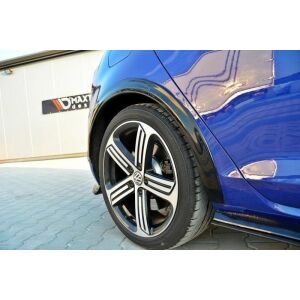 Maxton Design Kotflügelverlängerung VW Golf 7 R / R-Line Facelift schwarz Hochglanz