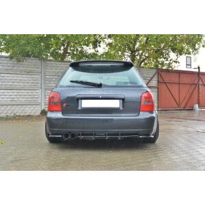 Maxton Design Heckdiffusor Ansatz für Heckschürze für AUDI S4 B5 Avant