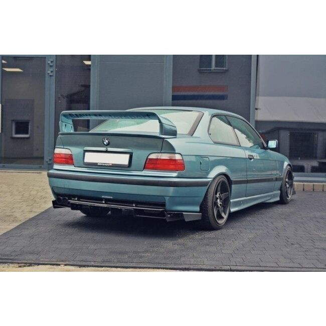 Maxton Design Heckdiffusor Ansatz für Heckschürze für BMW M3 E36