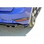 Maxton Design Hintere Rahmen Für Leuchten VW Golf 7 R / R-Line Facelift schwarz Hochglanz