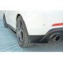 Maxton Design Heck Ansatz Flaps Diffusor für ALFA ROMEO GIULIETTA schwarz Hochglanz