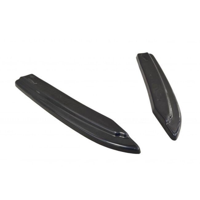 Maxton Design Heck Ansatz Flaps Diffusor für Audi S8 D4 FL schwarz Hochglanz