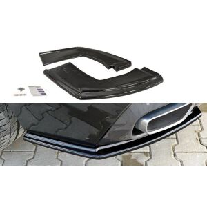 Maxton Design Heck Ansatz Flaps Diffusor für BMW X6 F16 M Paket schwarz Hochglanz