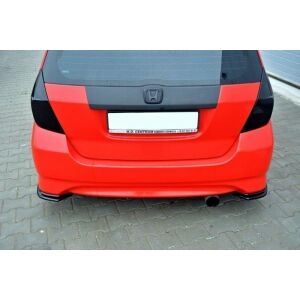 Maxton Design Heck Ansatz Flaps Diffusor für HONDA JAZZ MK1 schwarz Hochglanz