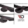 Maxton Design Heck Ansatz Flaps Diffusor für HONDA JAZZ MK1 schwarz Hochglanz