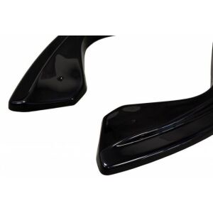 Maxton Design Heck Ansatz Flaps Diffusor für INFINITI QX70 schwarz Hochglanz