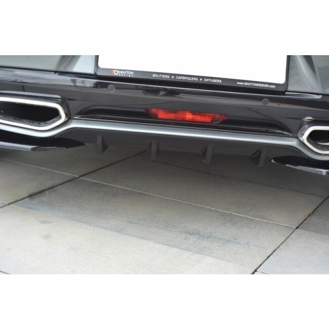 Maxton Design Heckdiffusor Ansatz für CITROEN DS5 schwarz Hochglanz