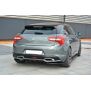 Maxton Design Heckdiffusor Ansatz für CITROEN DS5 schwarz Hochglanz