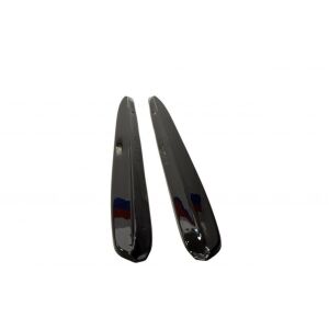 Maxton Design Seitenschweller Ansatz für AUDI S4 B5 schwarz Hochglanz