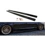 Maxton Design Seitenschweller Ansatz für Audi S8 D4 FL schwarz Hochglanz