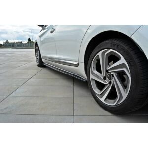 Maxton Design Seitenschweller Ansatz für CITROEN DS5 FACELIFT, PREFACE schwarz Hochglanz