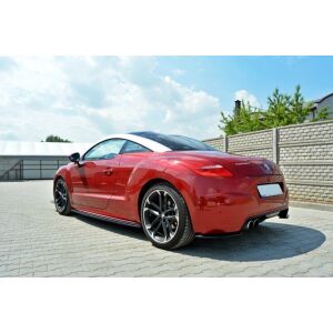 Maxton Design Seitenschweller Ansatz für PEUGEOT RCZ schwarz Hochglanz