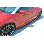 Maxton Design Seitenschweller Ansatz für PEUGEOT RCZ schwarz Hochglanz