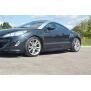 Maxton Design Seitenschweller Ansatz für PEUGEOT RCZ schwarz Hochglanz