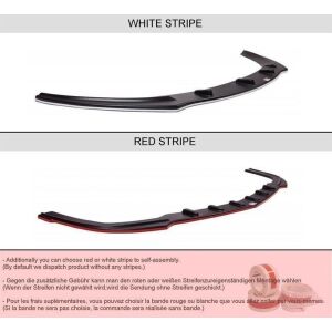 Maxton Design Front Ansatz für V.1 / V1 ALFA ROMEO 159 schwarz Hochglanz