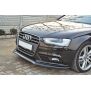 Maxton Design Front Diffuser V.2 / V2 Audi A4 B8 FL schwarz Hochglanz