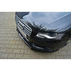 Maxton Design Front Diffuser V.1 / V1 Audi A4 B8 schwarz Hochglanz