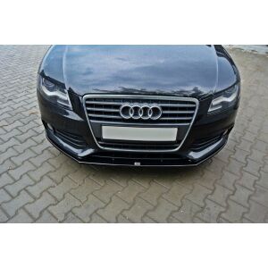 Maxton Design Front Diffuser V.2 / V2 Audi A4 B8 schwarz Hochglanz