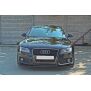 Maxton Design Front Ansatz für Audi S5 / A5 S-Line 8T schwarz Hochglanz