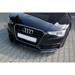 Maxton Design Front Ansatz V.1 / V1 für Audi S5 / A5 S-Line 8T FL schwarz Hochglanz