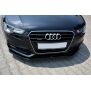 Maxton Design Front Ansatz V.2 / V2 für Audi S5 / A5 S-Line 8T FL schwarz Hochglanz