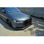 Maxton Design Front Ansatz V.1 / V1 für Audi S6 / A6 S-Line C7 schwarz Hochglanz
