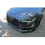 Maxton Design Front Ansatz V.2 / V2 für Audi S6 / A6 S-Line C7 schwarz Hochglanz