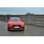 Maxton Design Front Ansatz für Audi S7 / A7 S-Line C7 FL schwarz Hochglanz