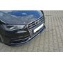 Maxton Design Front Ansatz für Audi S3 / A3 S-Line 8v Hatchback / Sportback schwarz Hochglanz